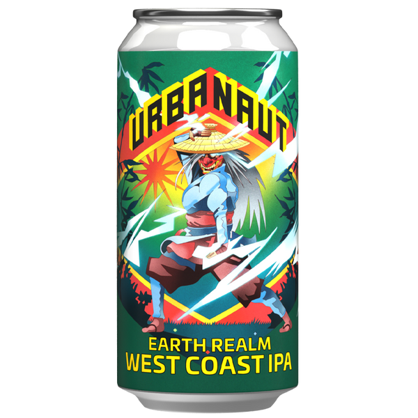 1 x 440ml can of Earth Realm West Coast IPA craft beer from Urbanaut Brewery.