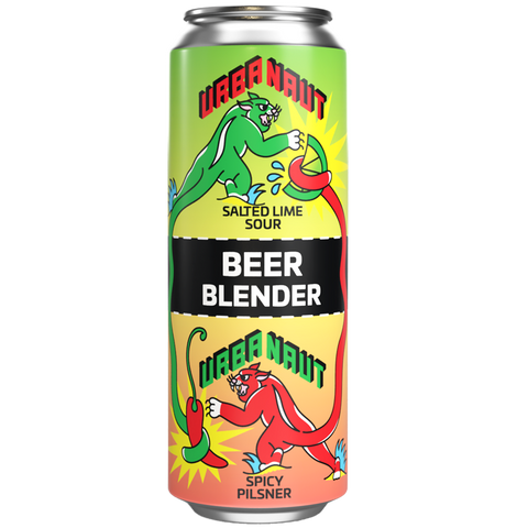 Urbanaut. Beer Blender Salted Lime Sour x Spicy Pilsner - 2 x 250ml Cans - Urbanaut Brewing